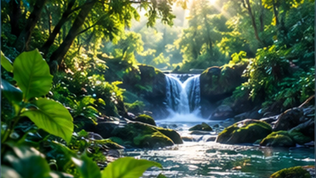 Paisagem natural usada como exemplo de projeto